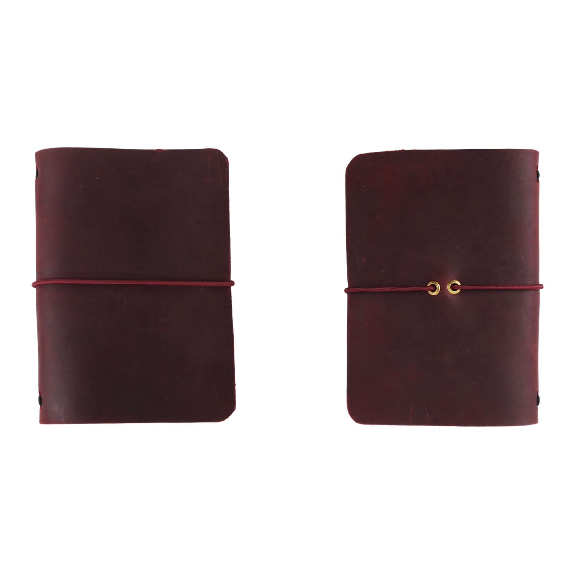 classic leather journal burgundy passport size SOLD