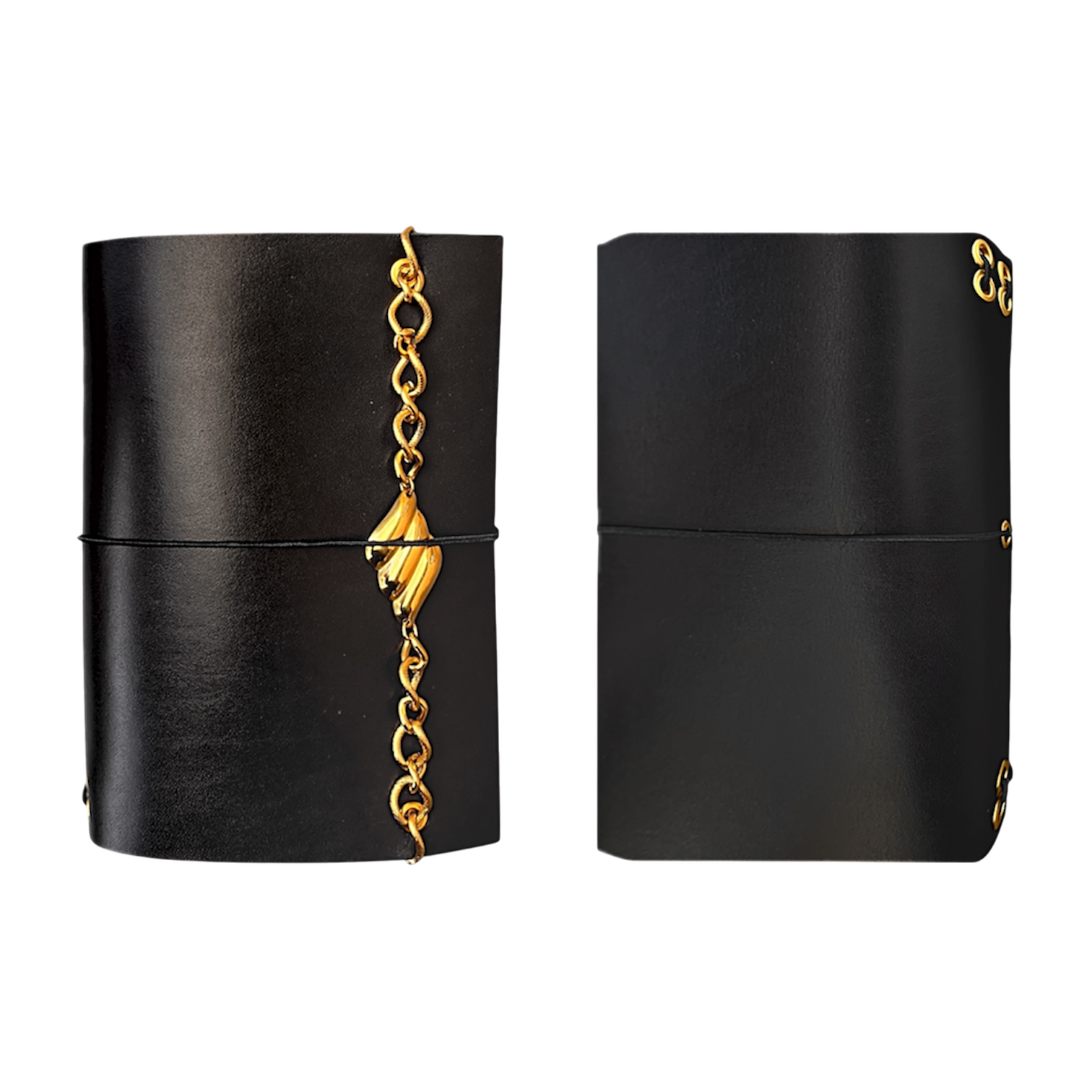 Statement Leather Journal Black A6