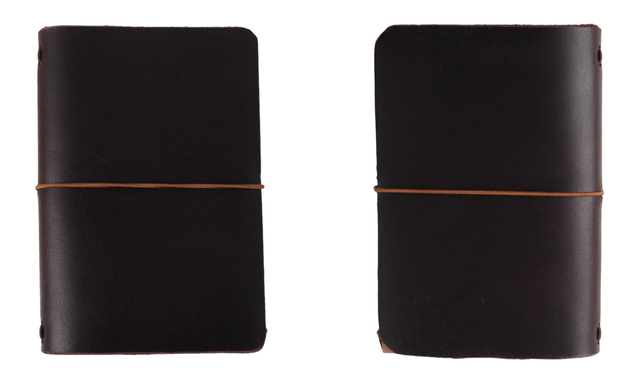classic leather journal dark brown passport size
