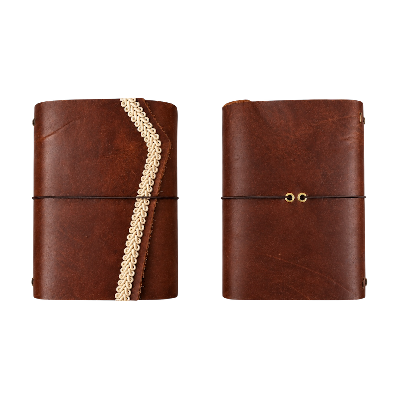 Rustic x Poetic Trifold Journal Brown A6 (naturally imperfect)