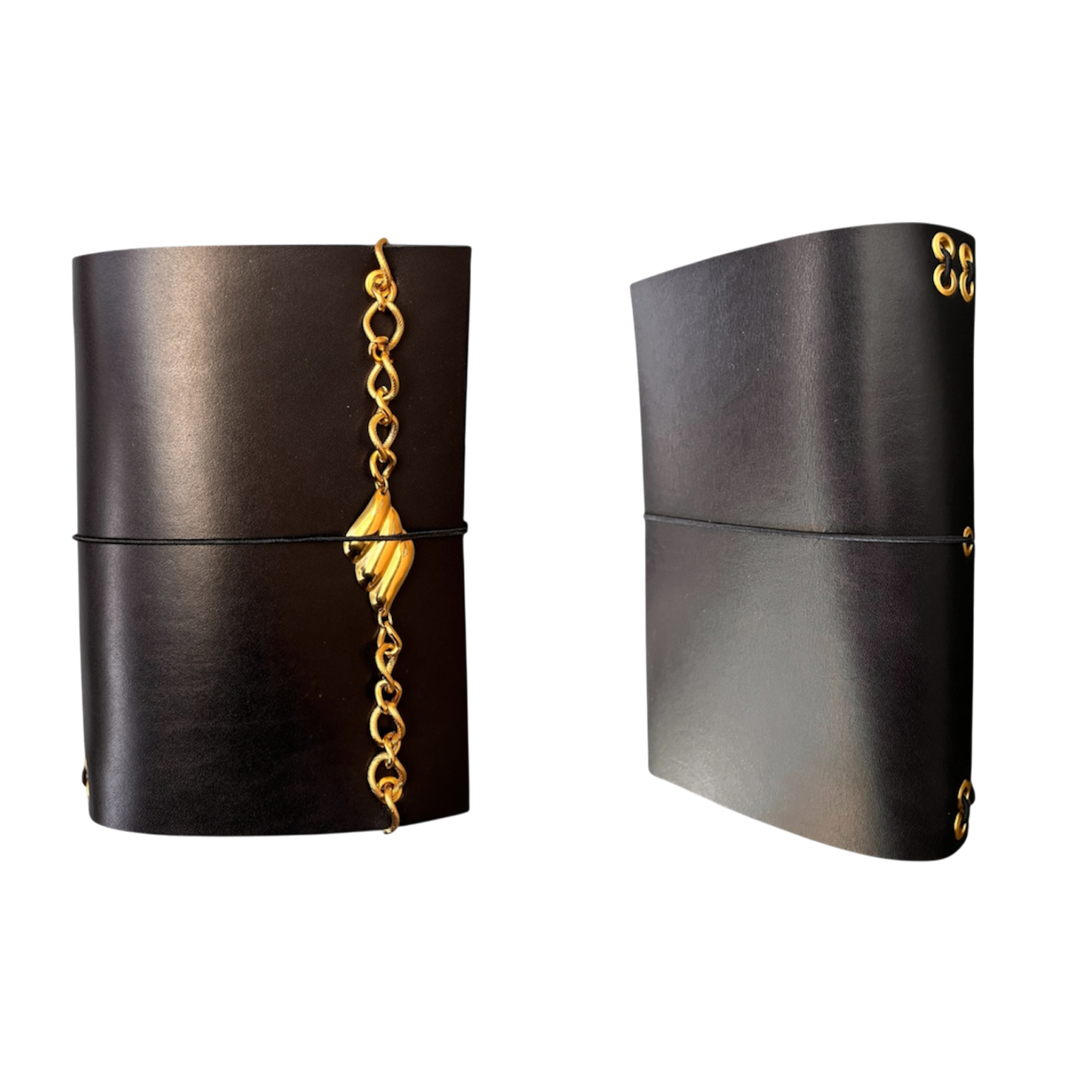 Statement Leather Journal Black A6