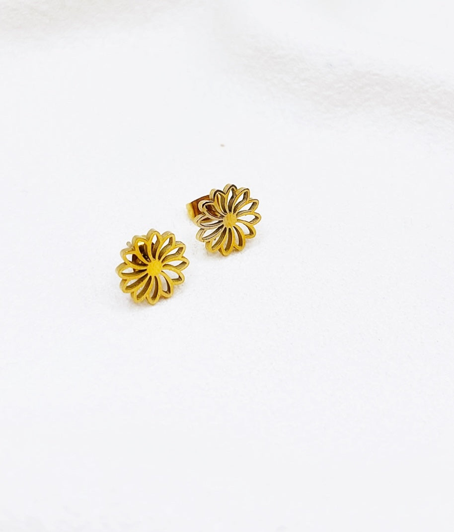 Bloom Earrings gold