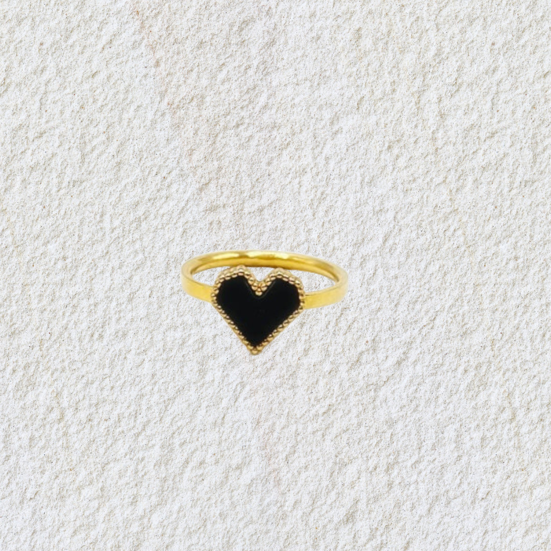 Seek Love Ring black