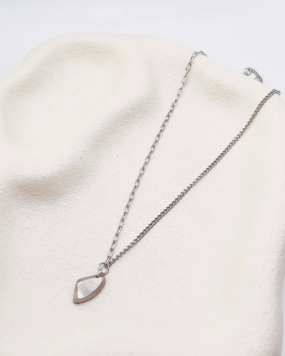 Meteorite Necklace silver