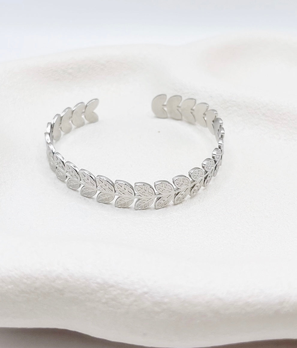 Leaf me Bracelet silver