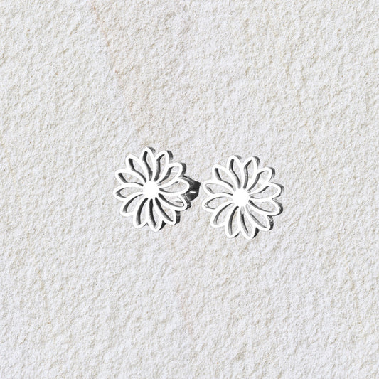 Bloom Earrings silver