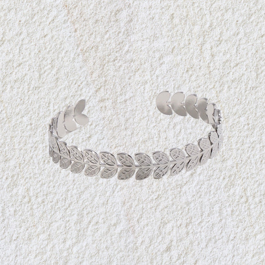 Leaf me Bracelet silver